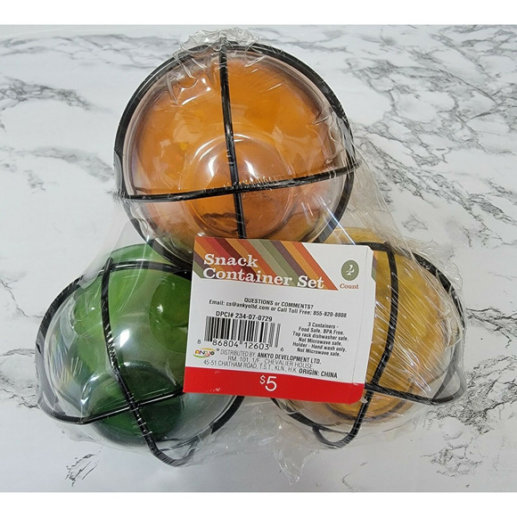 Target Bullseye Playground Snack Container Set - Fall Colors - Picture 2 of 2